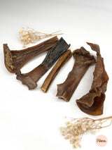Rolled deer hide